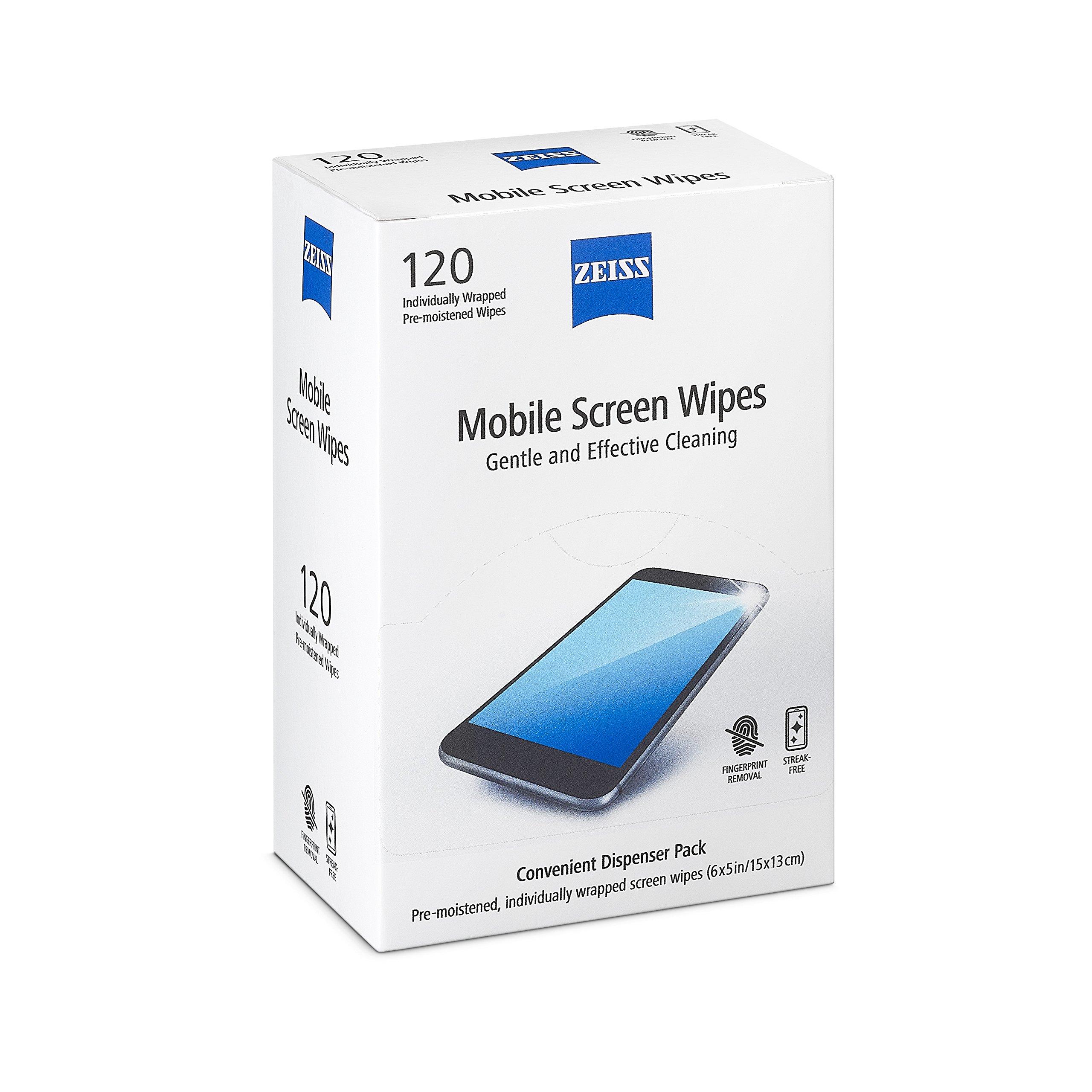 ZEISS Pre-Moistened Wipes, Screen Cleaner, 120 Count - Image 3