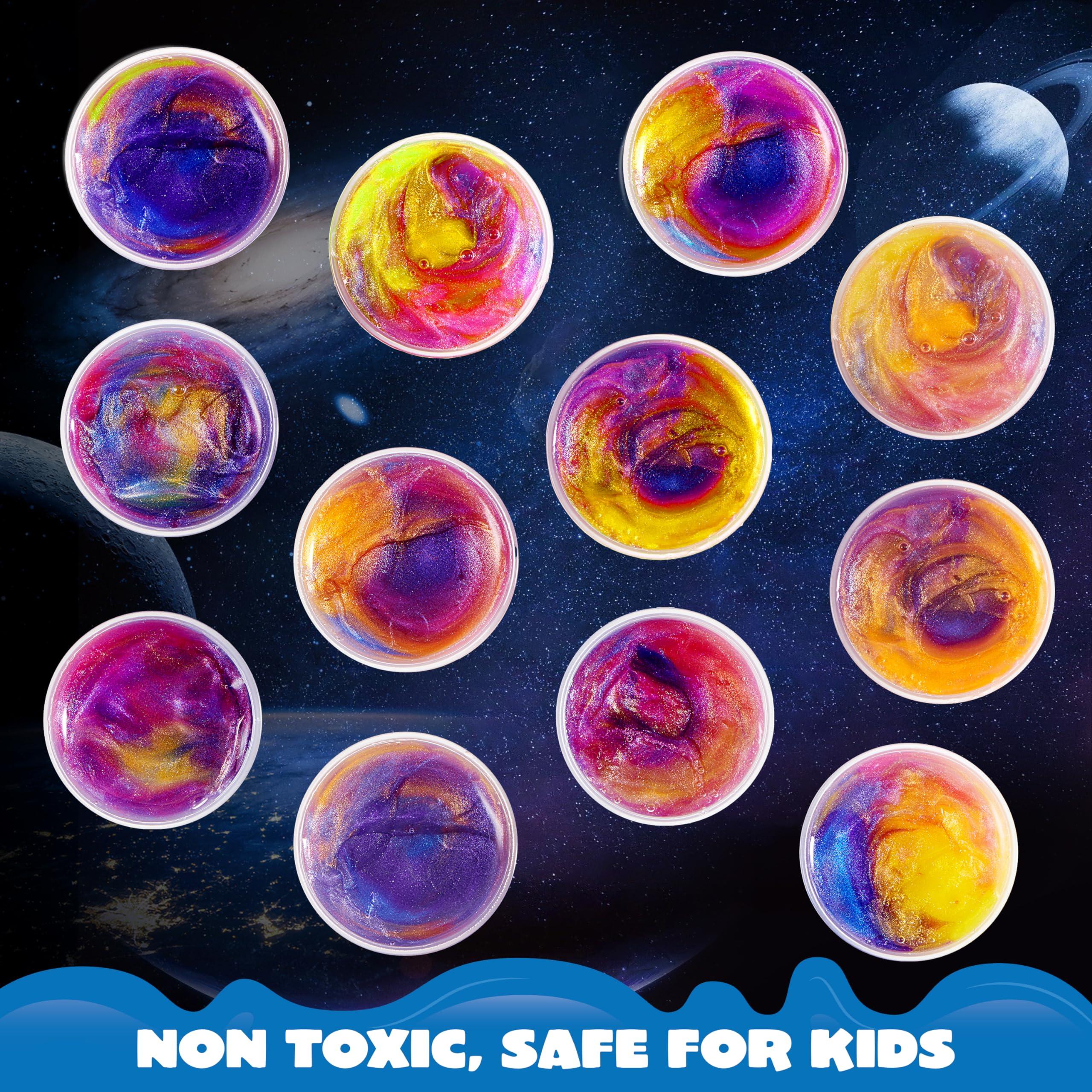 JOYIN Slime Party Favors, 36 Pack Galaxy Slime Cup - Stretchy, Non-Sticky, Mess-Free, Stress Relief, and Safe - Toys for Girls and Boys - Classroom Reward, Party Supplies - Image 7
