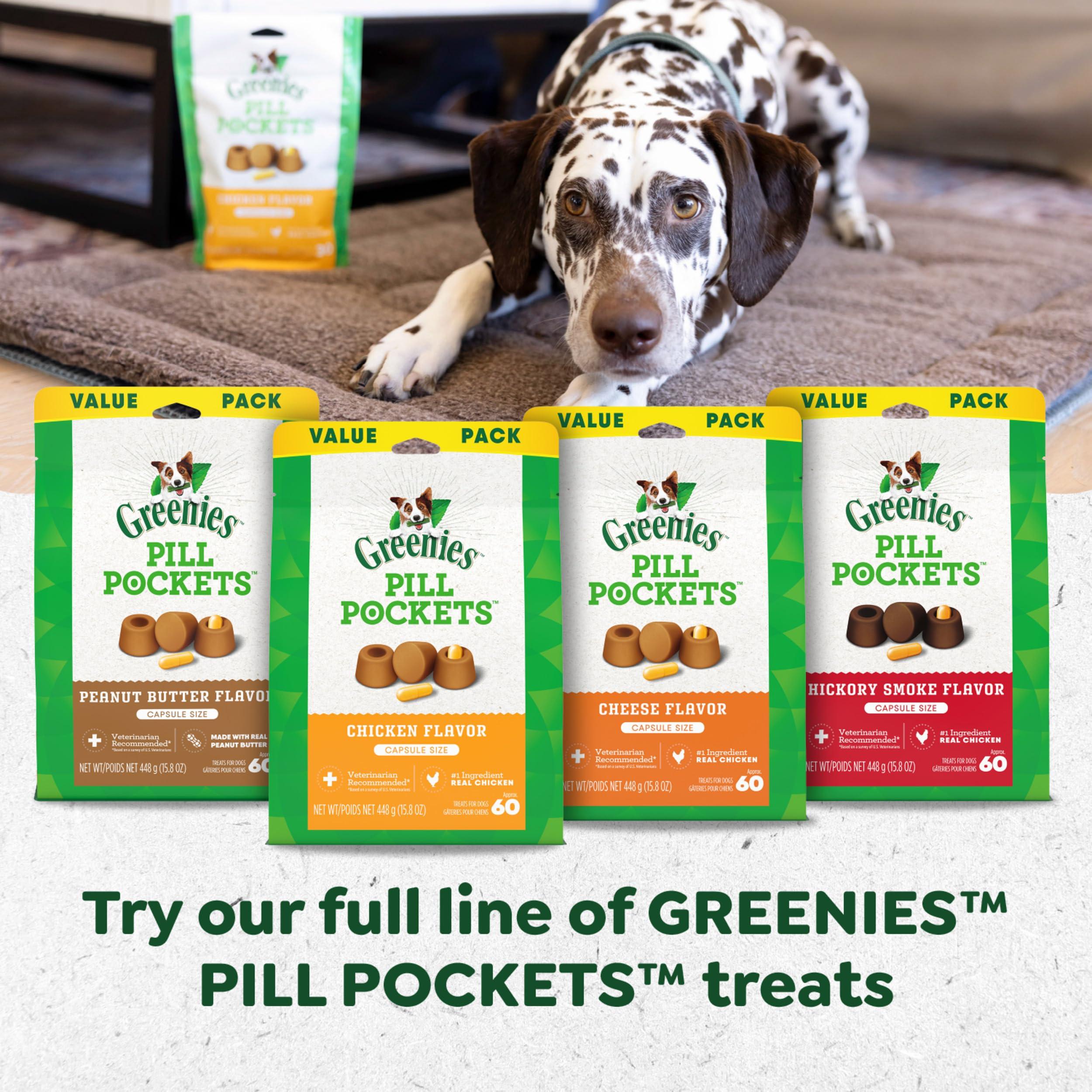 Greenies Pill Pockets for Dogs Large Size, Soft Dog Treats, Chicken Flavor, 15.8 oz. Pouch (60 Treats) - Image 10
