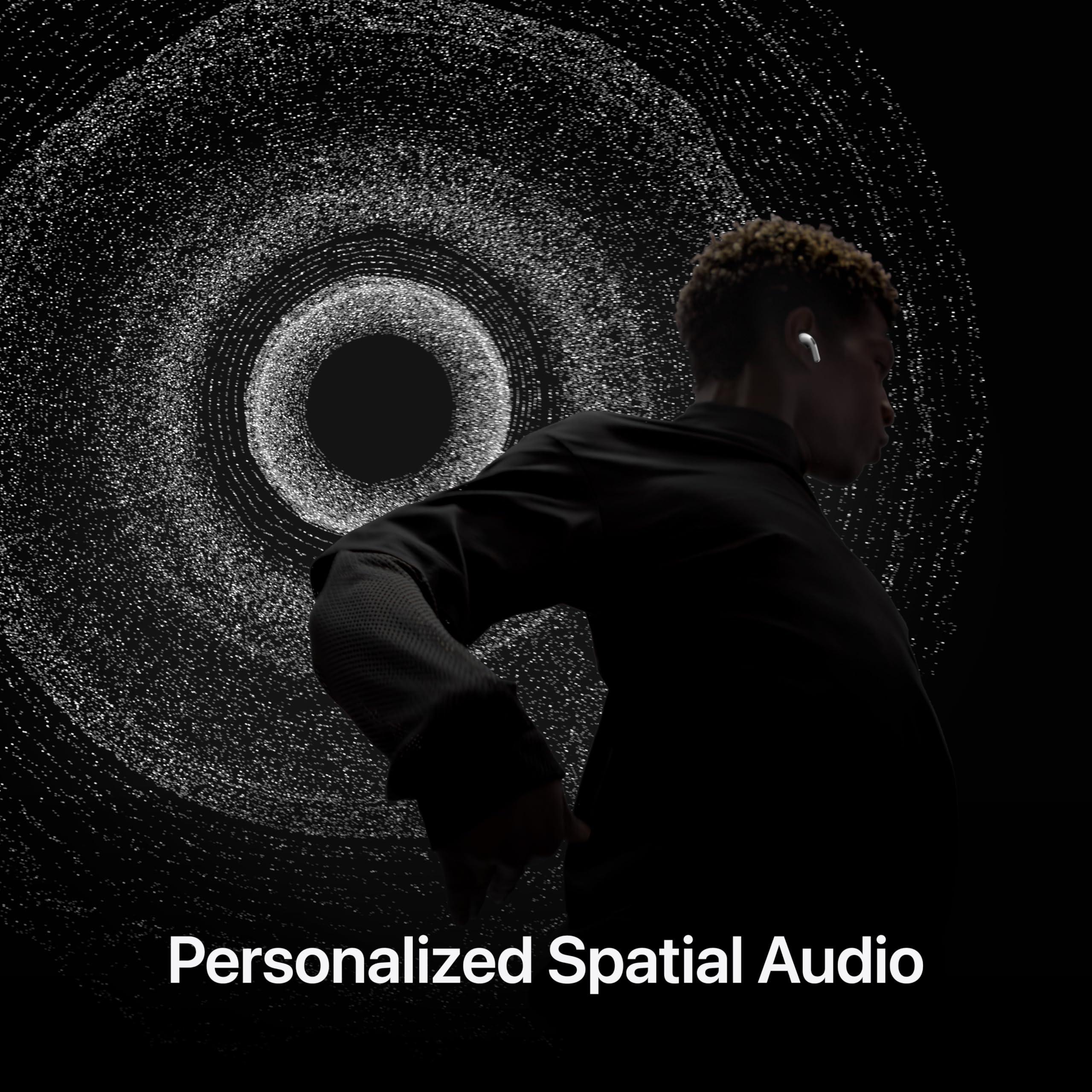 Apple AirPods Pro 2 Wireless Earbuds, Active Noise Cancellation, Hearing Aid Feature, Bluetooth Headphones, Transparency, Personalized Spatial Audio, High-Fidelity Sound, H2 Chip, USB-C Charging - Image 6
