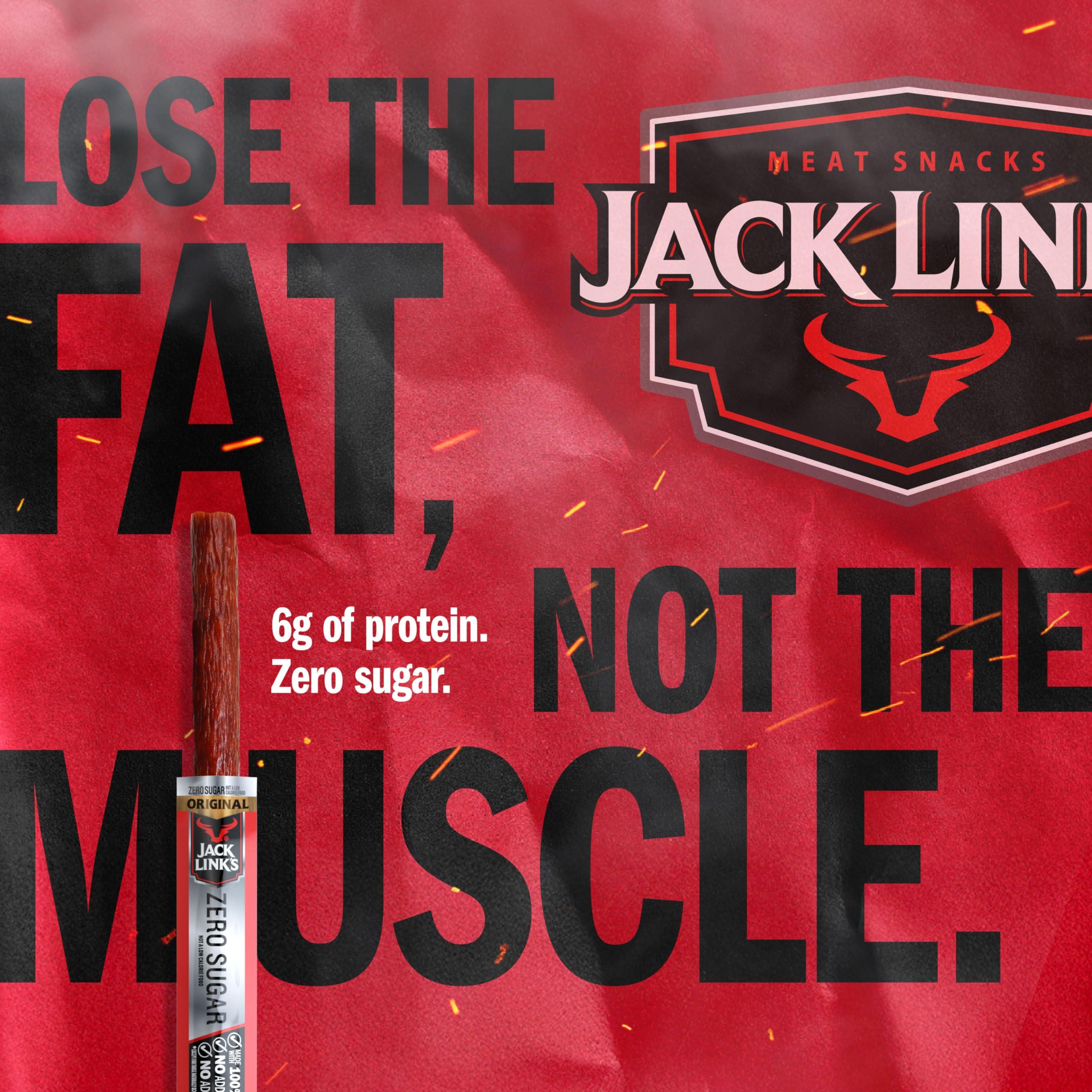 Jack Link's Beef Sticks, Original Zero Sugar - Protein Snack, Meat Stick with 5g of Protein, Meat Snack Sticks Made with 100% Beef, Keto & Paleo Diet Friendly, Individually Wrapped - 0.92 Oz. (20 Count) - Image 8