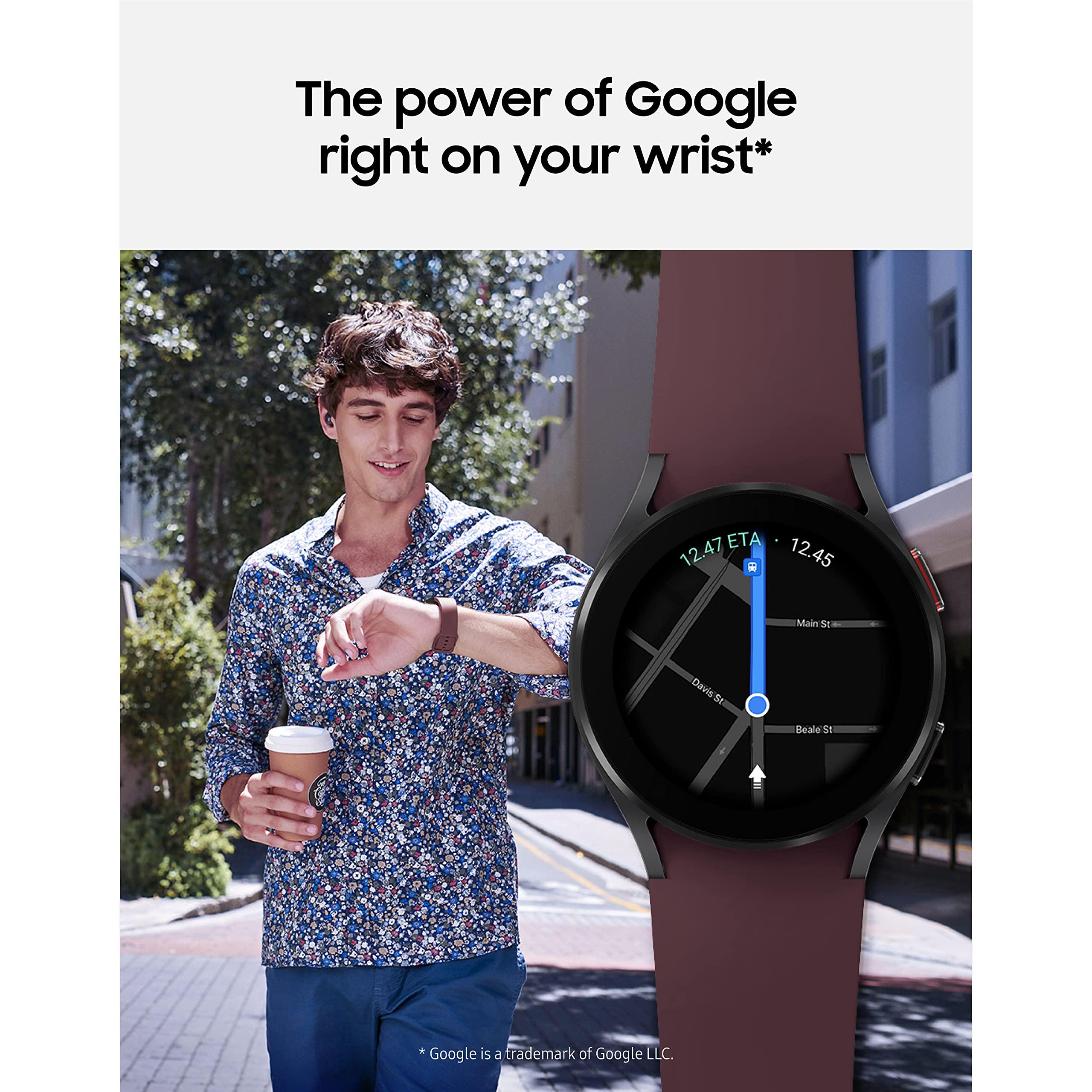 SAMSUNG Galaxy Watch 4 40mm Smartwatch with ECG Monitor Tracker for Health, Fitness, Running, Sleep Cycles, GPS Fall Detection, Bluetooth, US Version, SM-R860NZDAXAA, Pink Gold - Image 8