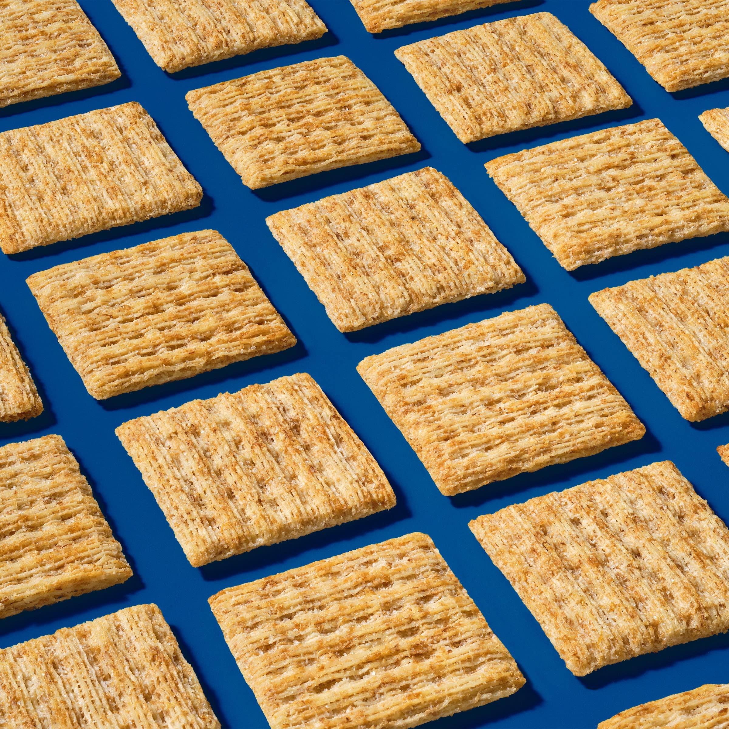 Triscuit Original Whole Grain Wheat Crackers, Vegan Crackers, Healthy Snacks, Lunch Snacks, Family Size, 12.5 oz - Image 4